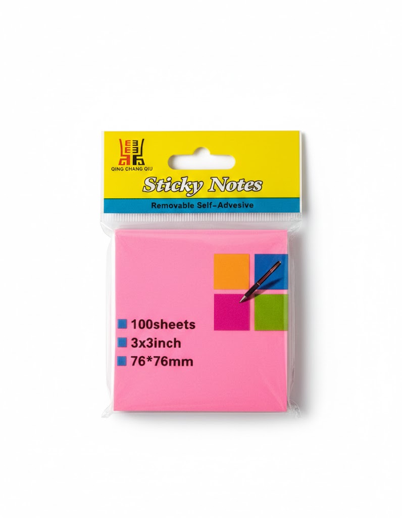Sticky Notes MultiColor 3 x 3 (100 Sheets )