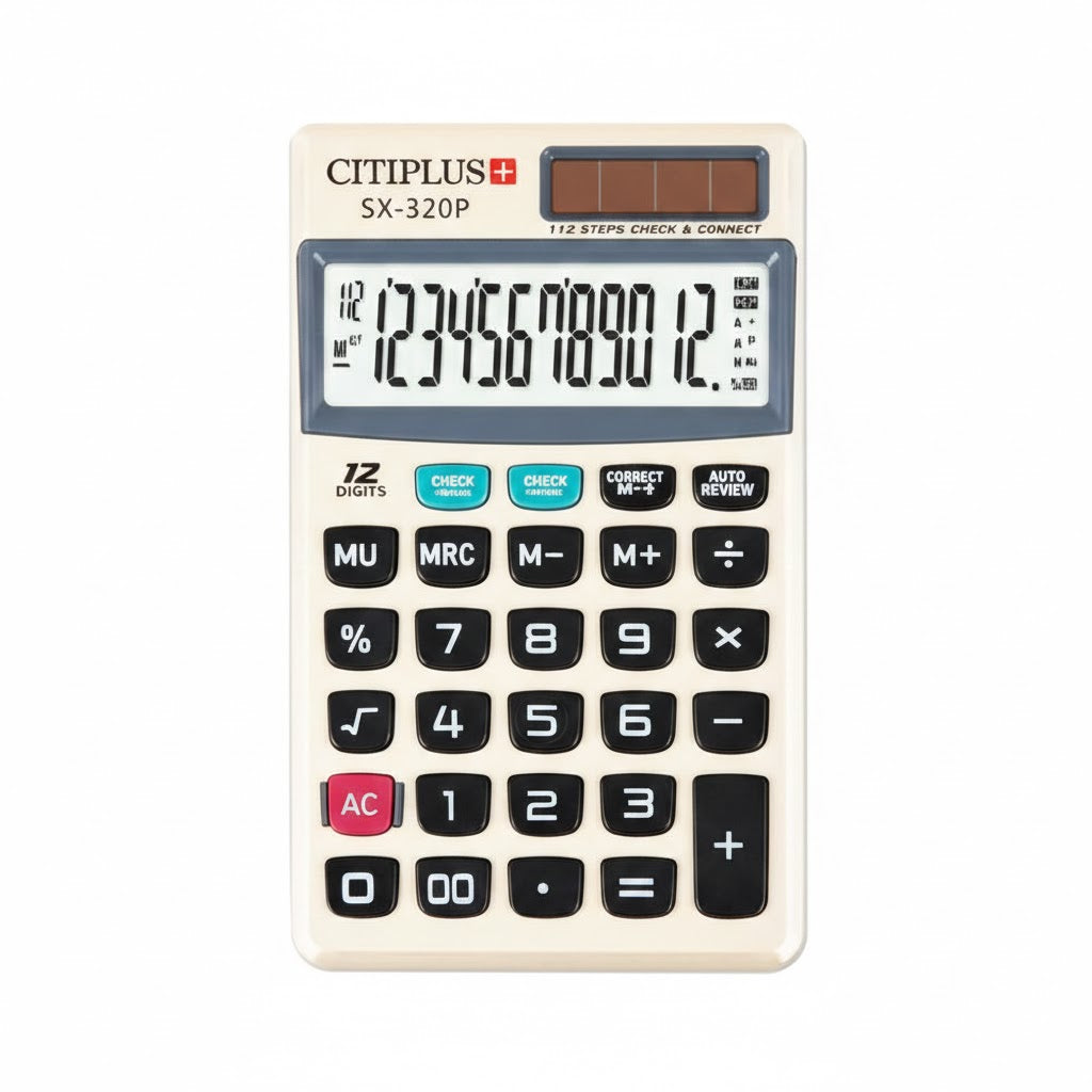 C.T Plus Calculator SX-320P (12 Digits)