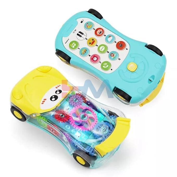 Transparent Phone Car Shape(with Light & Music)