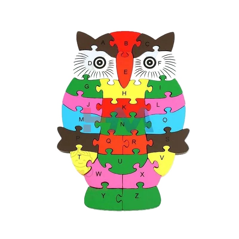 Wooden Owl Shape Puzzels