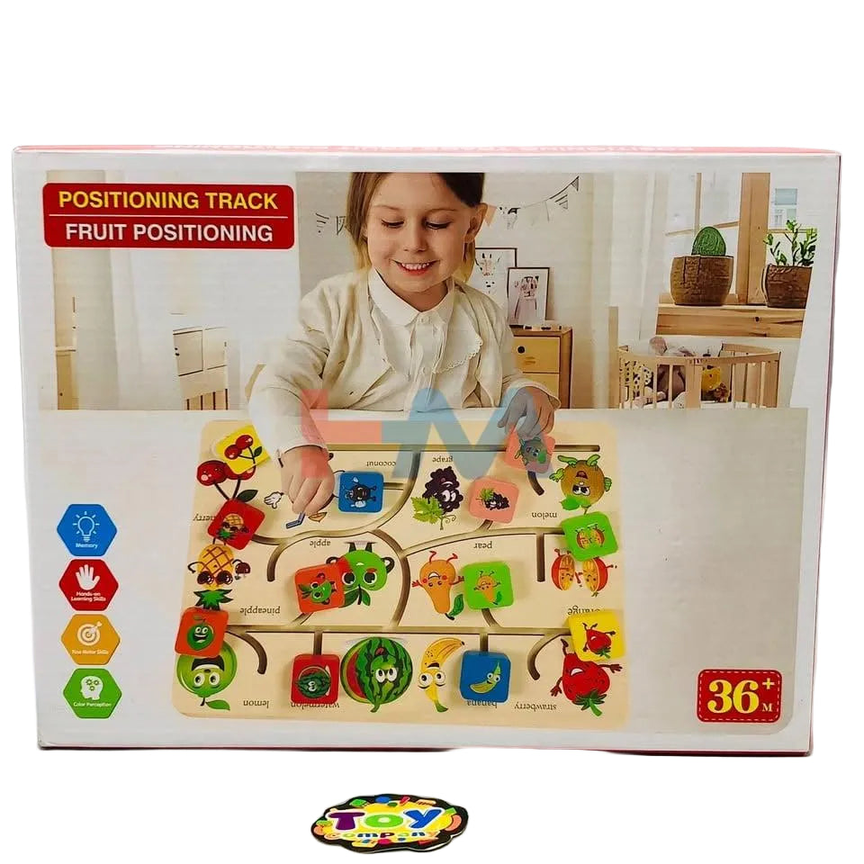 Wooden Positioning Track Board For Kid