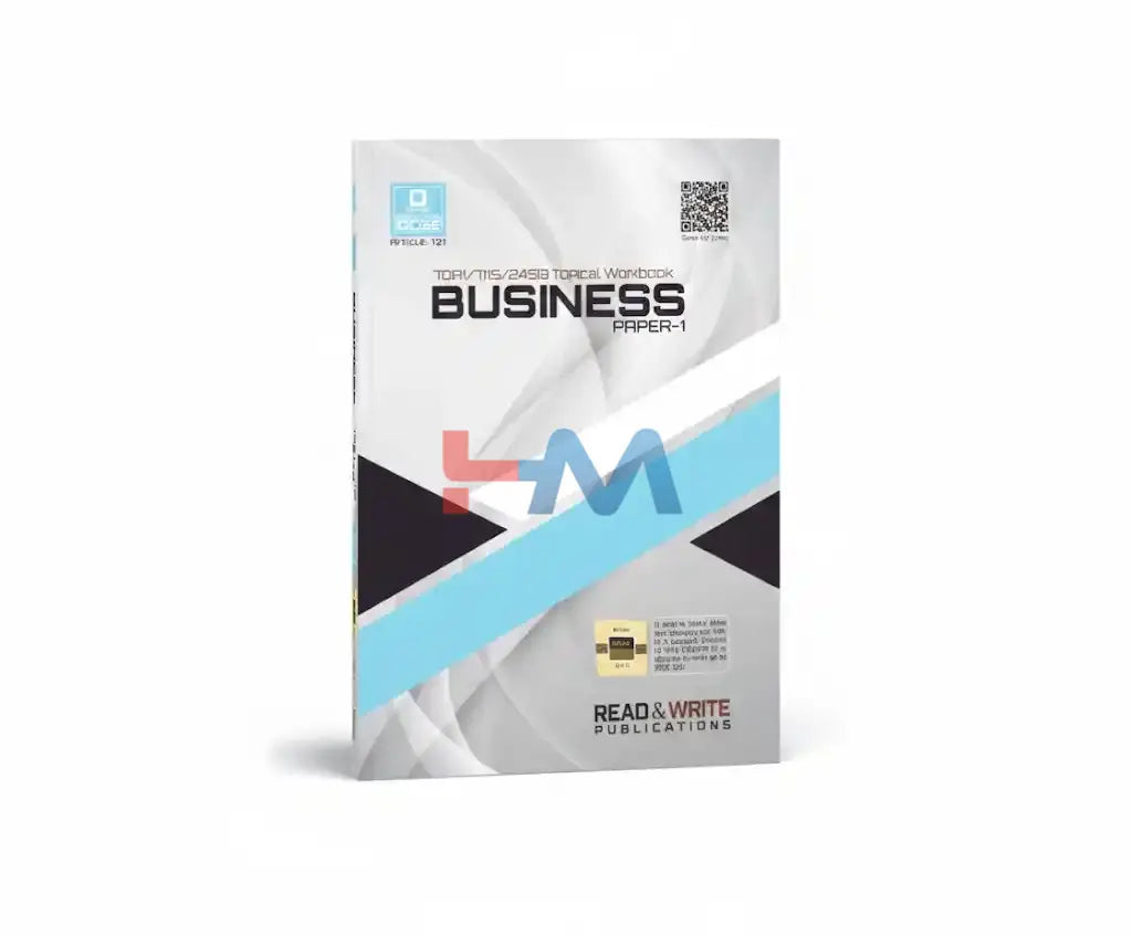 121 Business O-Level/IGCSE Paper-1 Topical Workbook