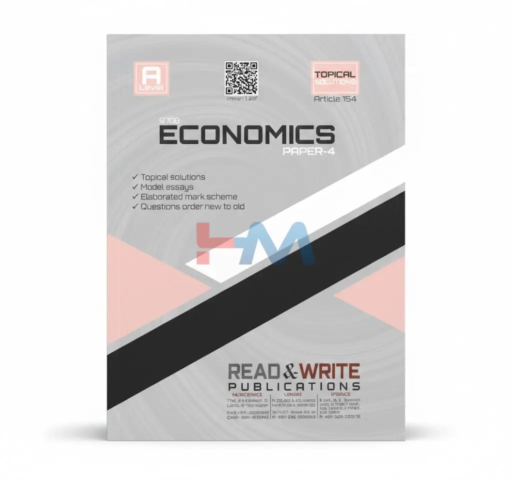 154 Economics A-Level Paper-4 Topical Worked Solutions