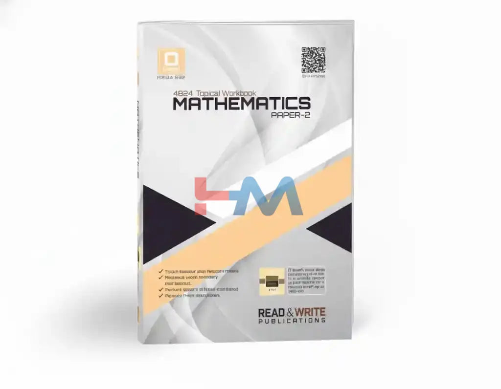262 Mathematics O-Level Paper 2 Topical Workbook