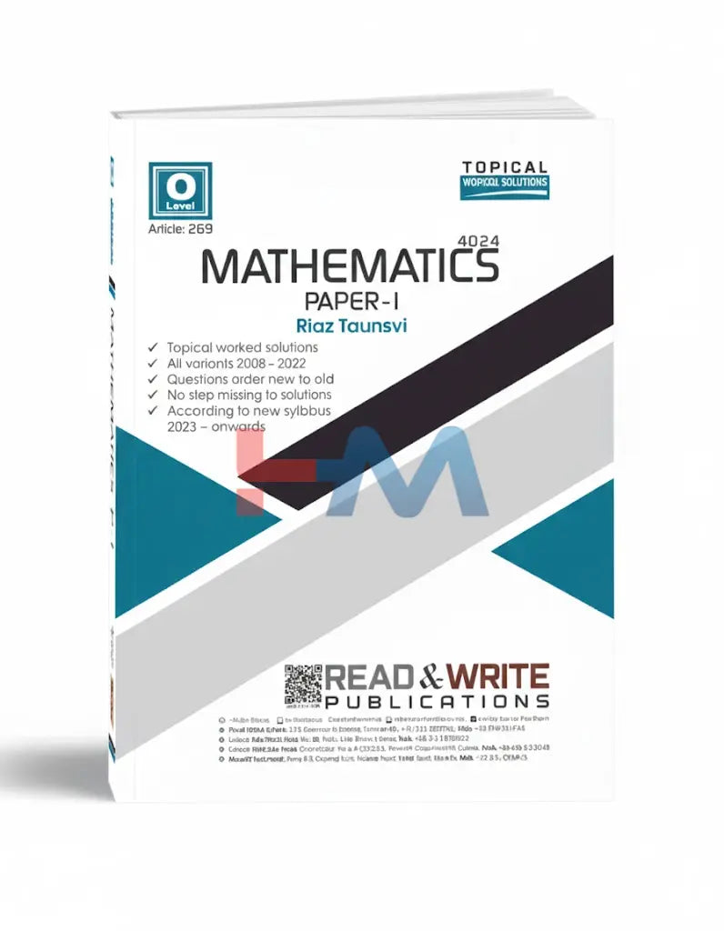 269 Mathematics O Level Paper-1 Topical Worked Solution