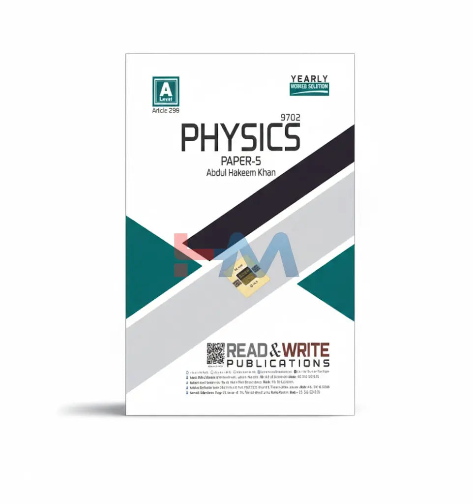 296 Physics A-Level Paper-5 Yearly Worked Solutions