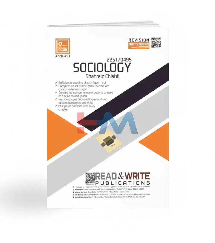 491 Sociology O Level/IGCSE Topical Past Papers and Notes