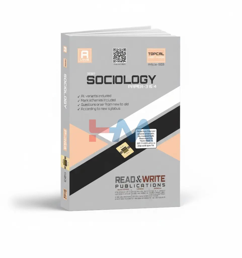 503 Sociology A Level Paper 3 & 4 Topical Past Papers