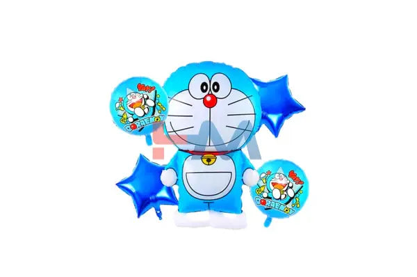 5Pcs Foil Balloons Set Boys Characters