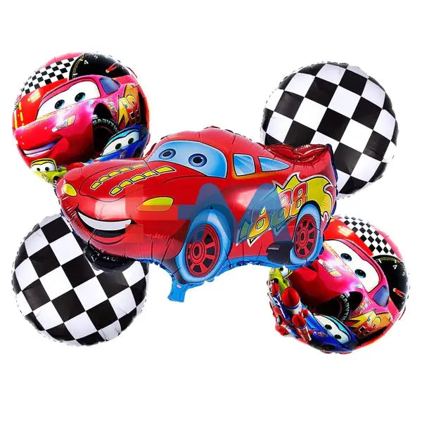 5Pcs Foil Balloons Set Boys Characters