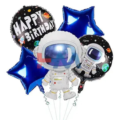 5Pcs Foil Balloons Set Boys Characters