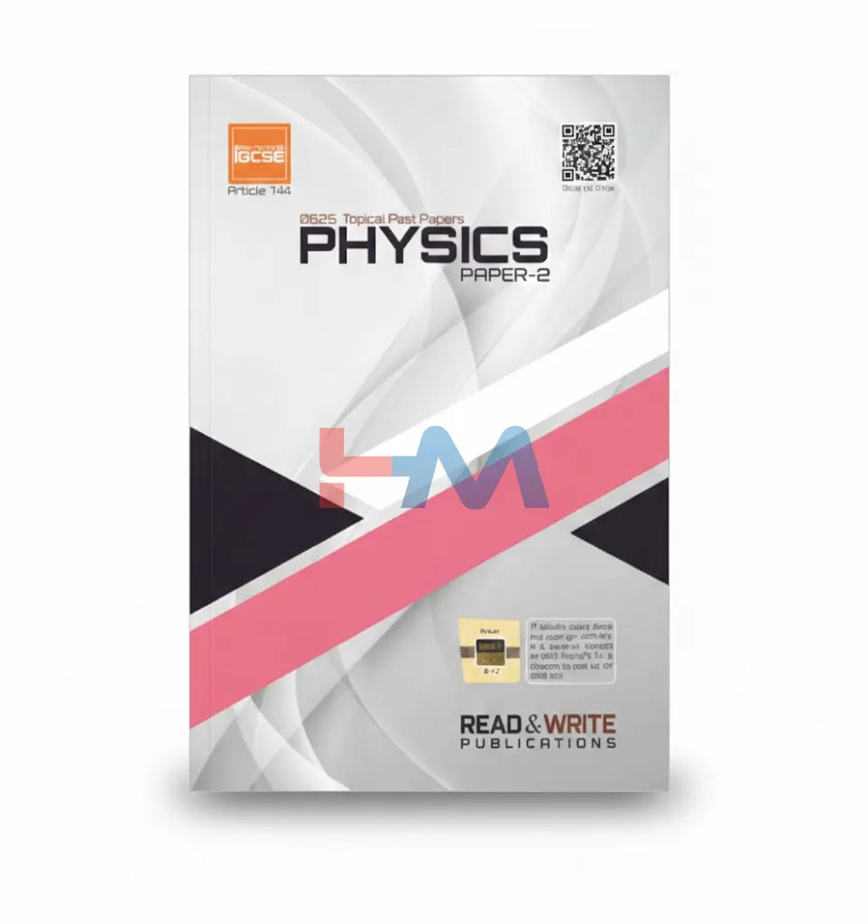 744 Physics IGCSE Paper-4 Topical Workbook
From 2016 Till 2025