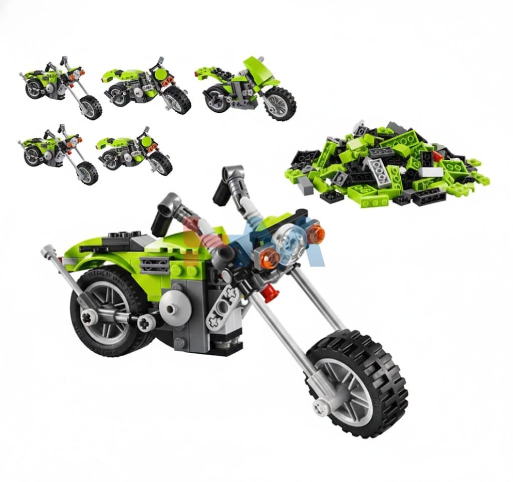 Architect Bike Bricks Toys Building Blocks 3109 Set  129+PCS