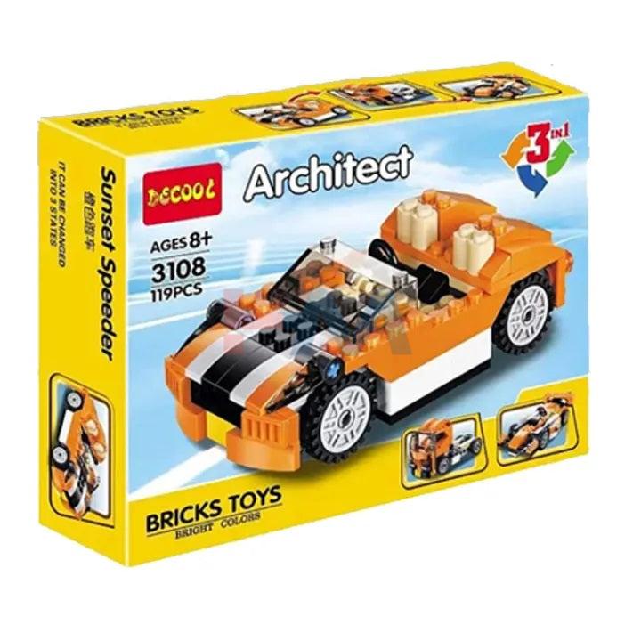 Architect Bricks Toys Building Blocks 3108 Set  119+PCS