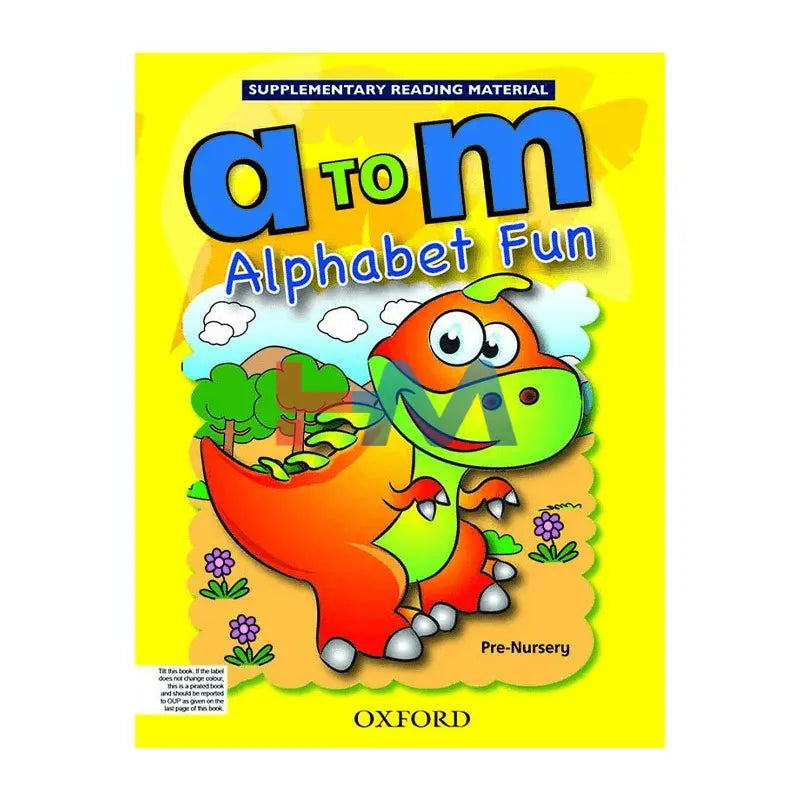 a to m Alphabet Fun Pre-Nursery Book