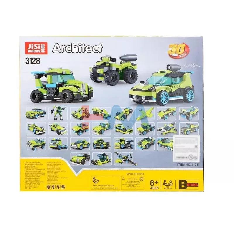 Architect Rally Bricks Toys Building Blocks 3128 Set 241+PCS