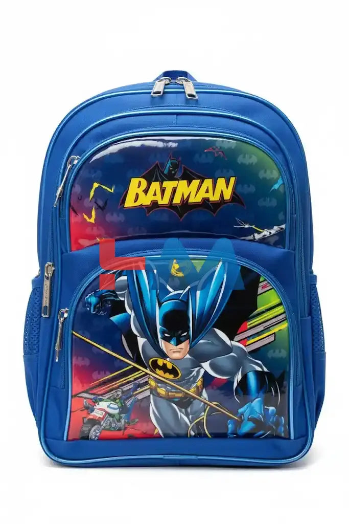 Blue Batman Kid BackPack(16 Inch)