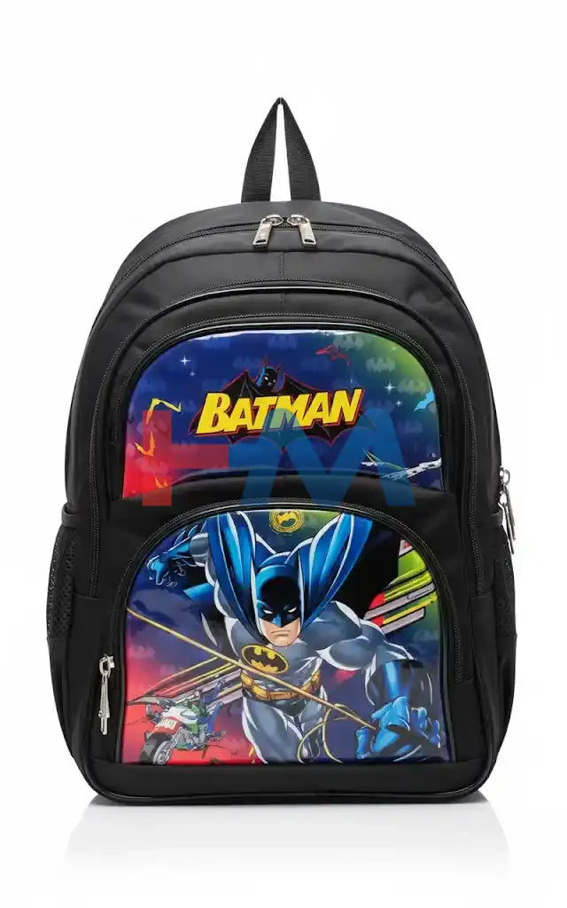 Black Batman Kid BackPack (16 Inch)