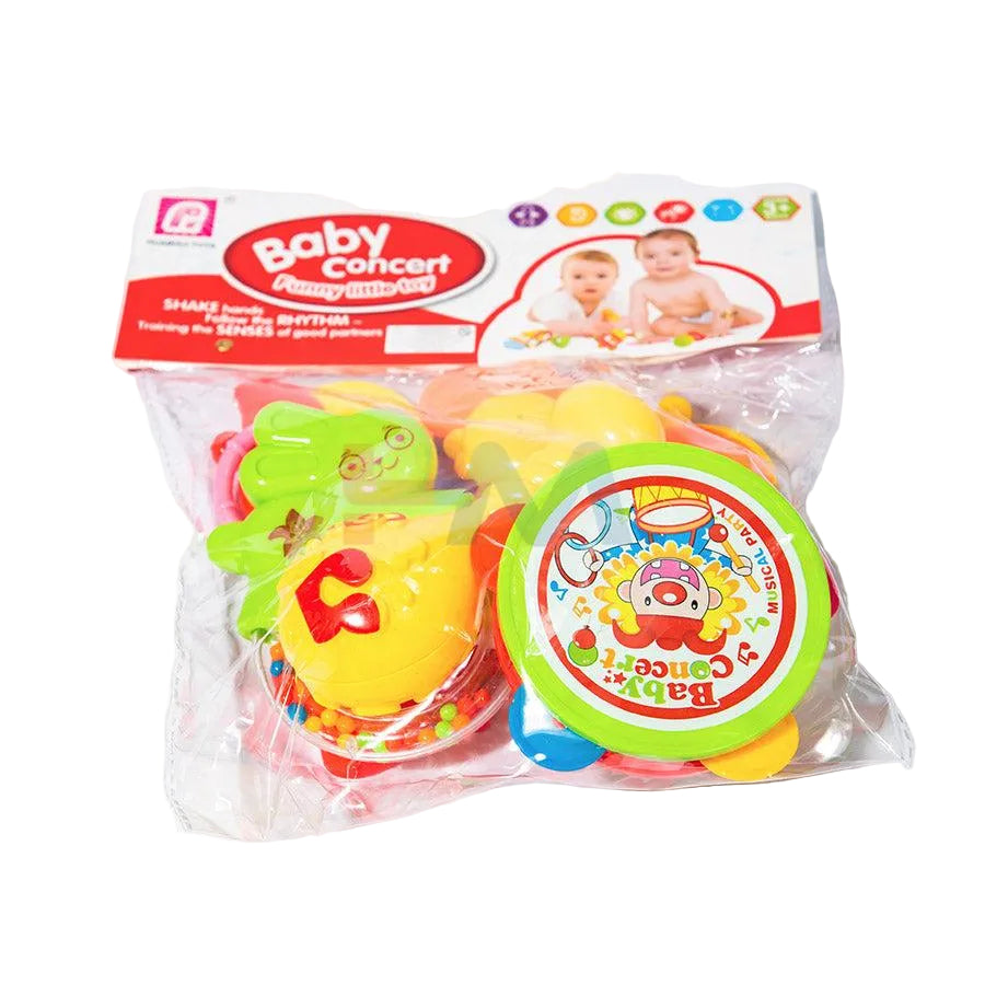 12 pc Baby Concert Rattle Set