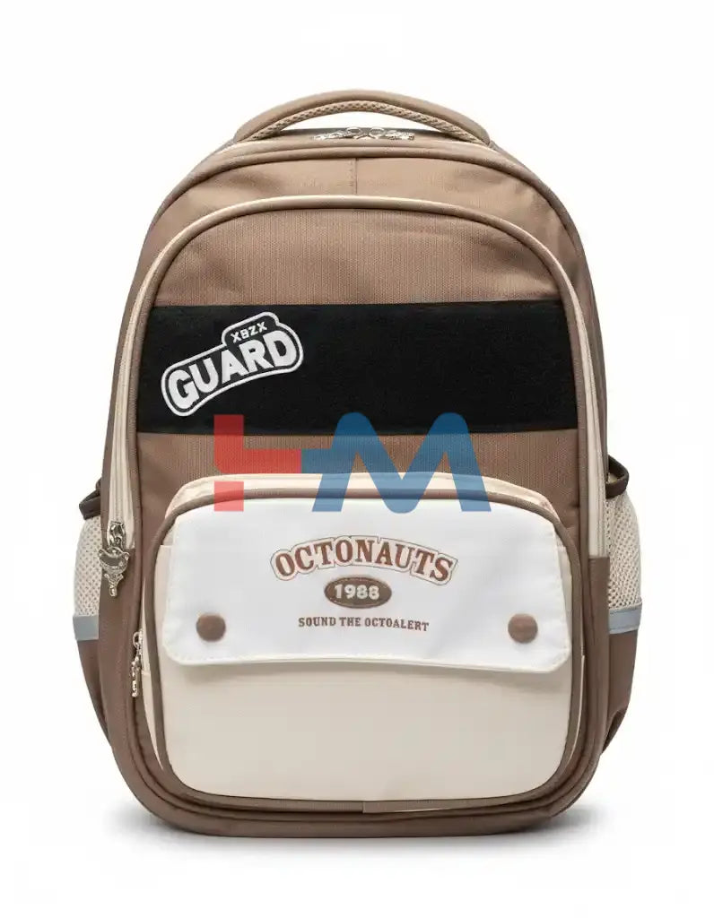 Brown Fancy School Bag (20 Inch)