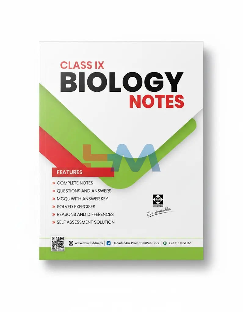 Biology Notes For Class IX (Dr Saifuddin)
