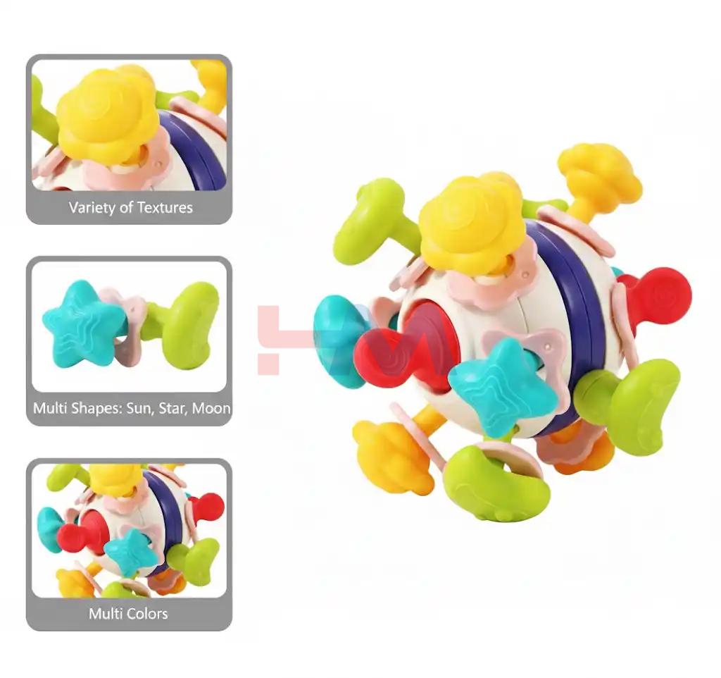 Baby Sensory Fun Spining Puffer Fish