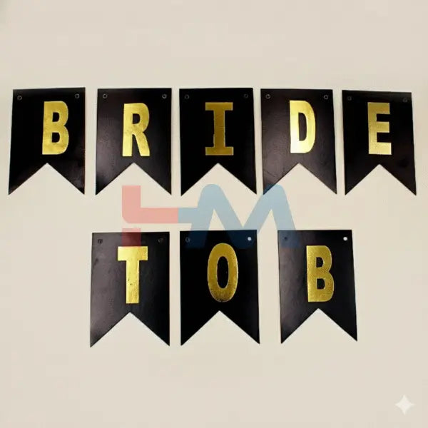 Bride To Be Card Bunting Banner