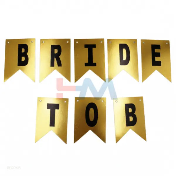Bride To Be Card Bunting Banner