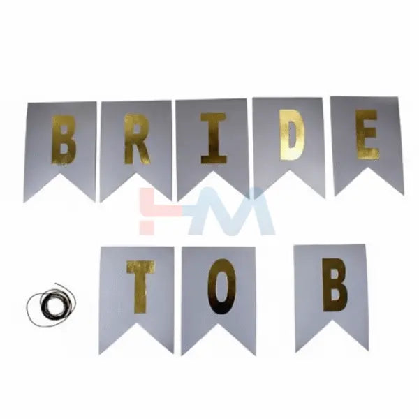 Bride To Be Card Bunting Banner