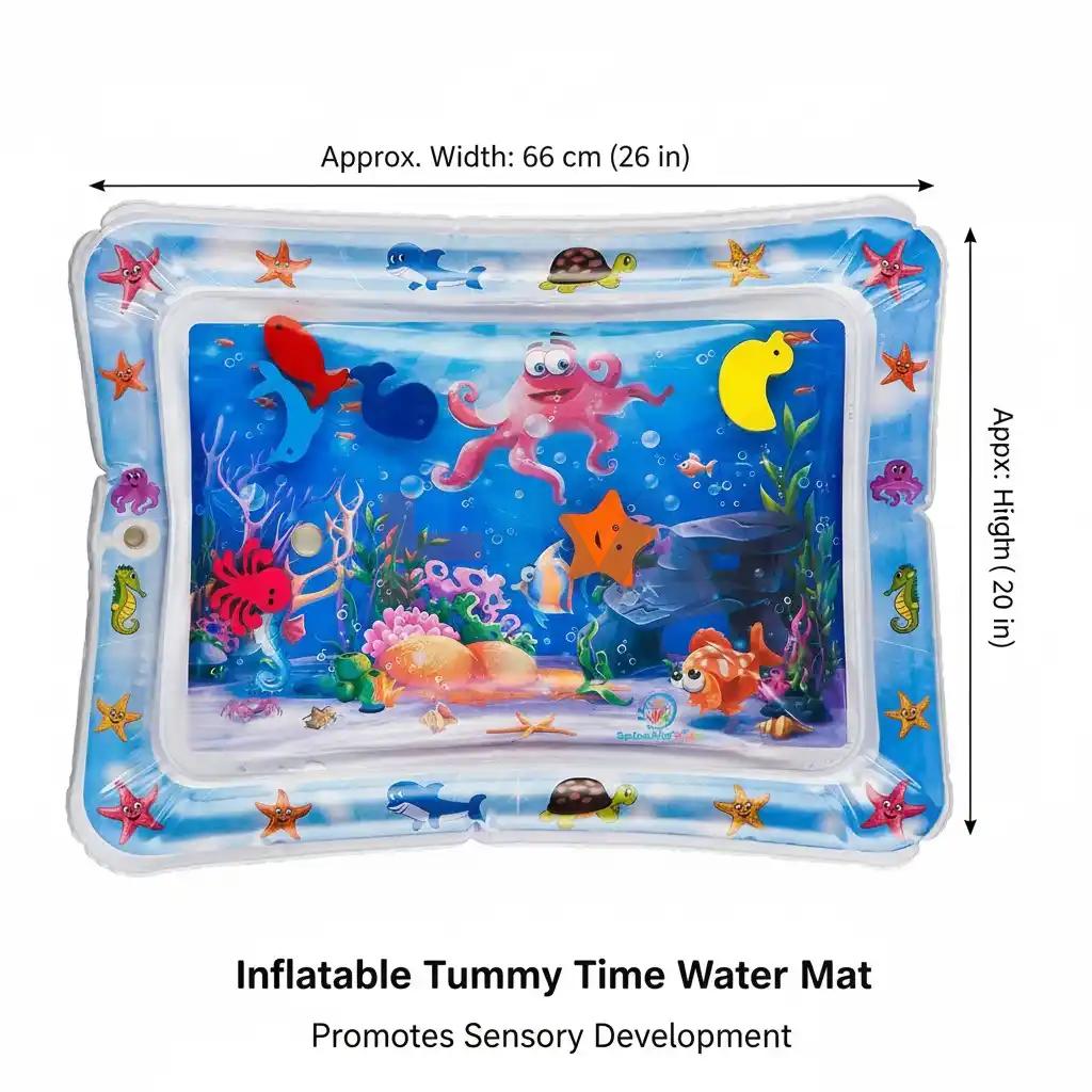 Inflatable Baby Water Play Mat for Infants & Kids