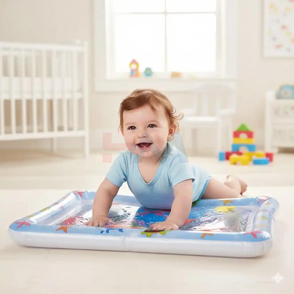Inflatable Baby Water Play Mat for Infants & Kids