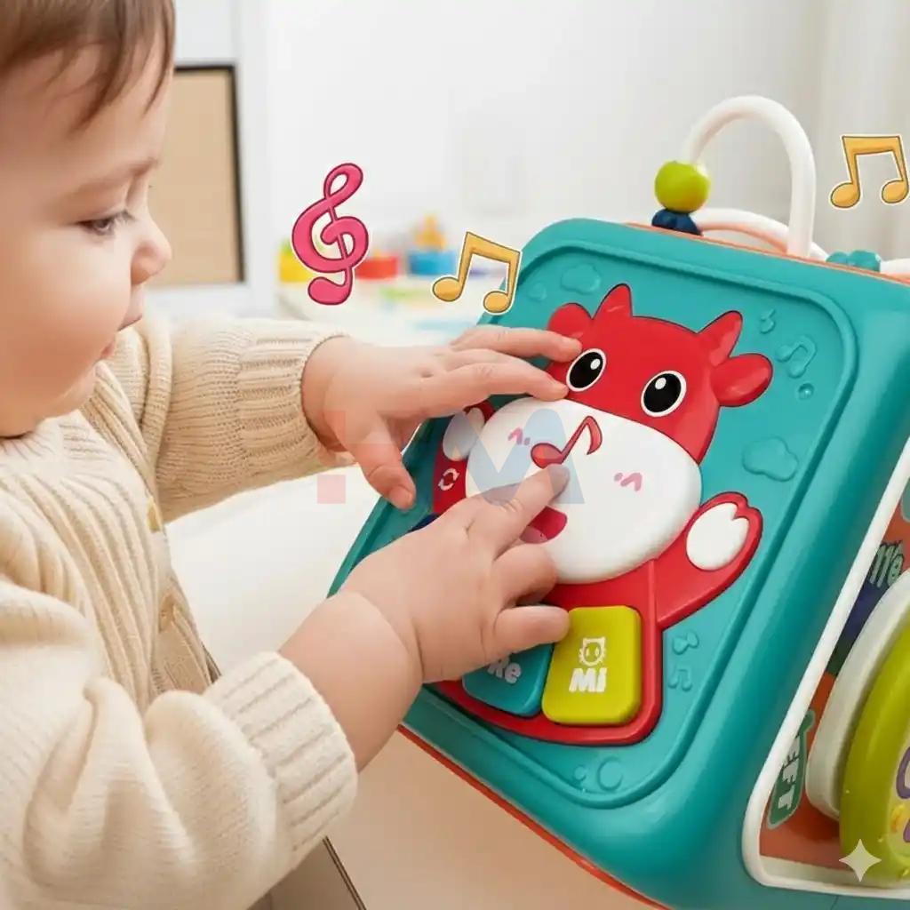 Activity Cube Box 6 in 1 For Toddlers
