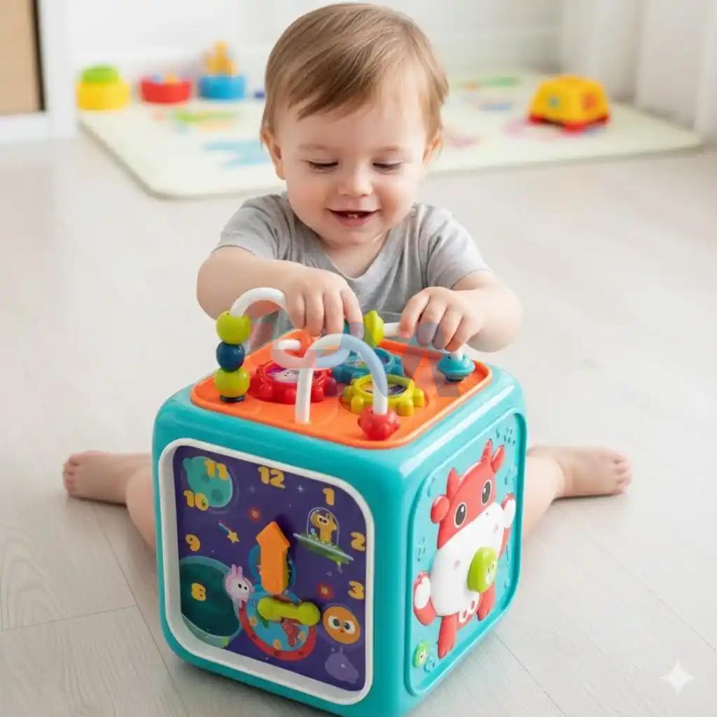 Activity Cube Box 6 in 1 For Toddlers