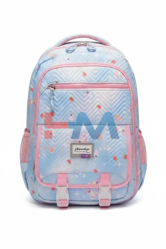 Cute Blue Buddy School Bag (20 Inch)