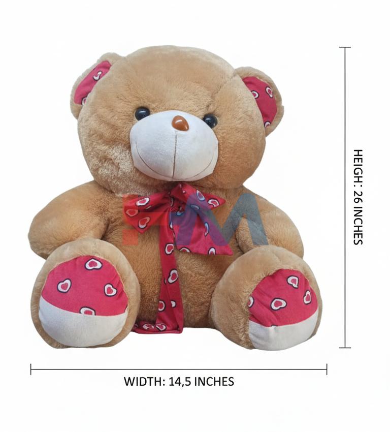 Cute Brown Stuffed Teddy Bear Toy