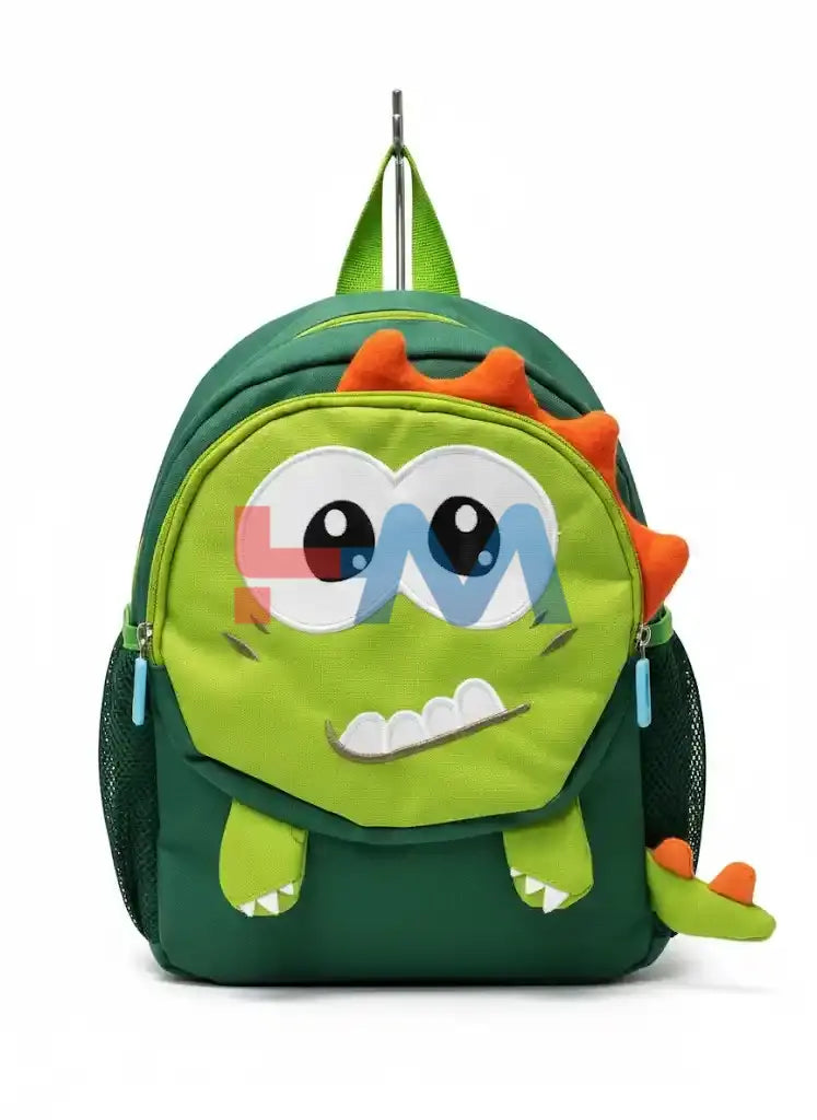 Cartoon Dinosaur Face BackPack (12 Inch)