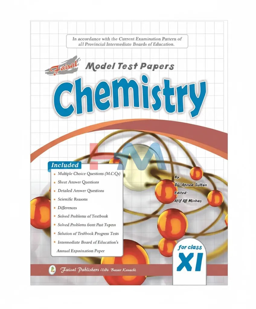 Chemistry Faisal Model Test Paper For Class XI