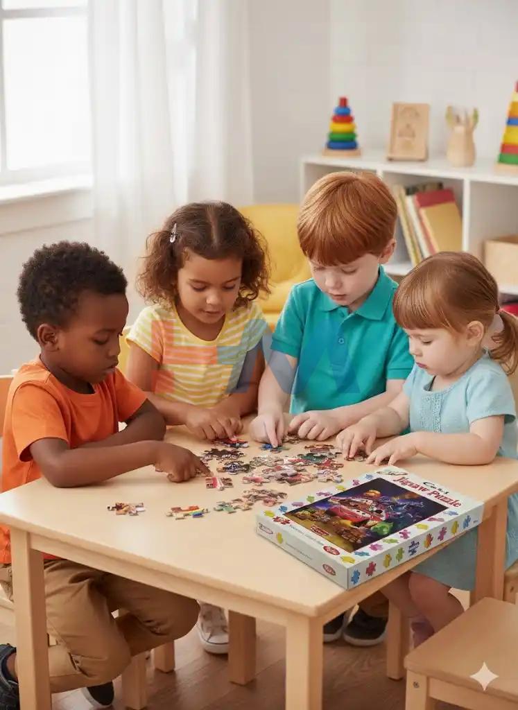 Cars Adventure Learning Jigsaw Puzzle Set for Kids