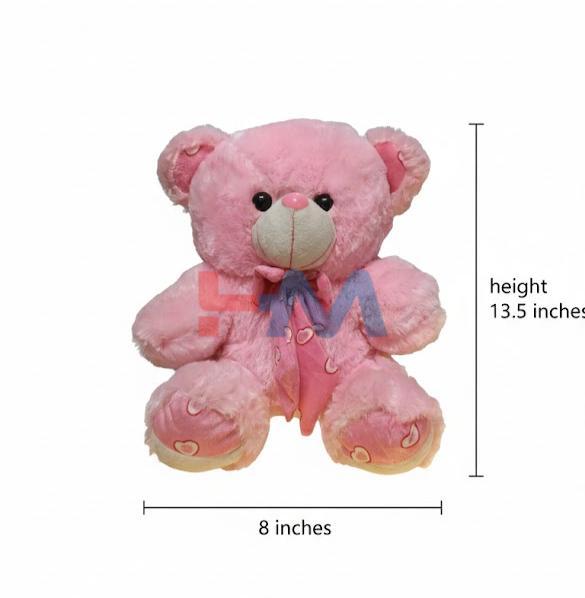 Cute Pink Stuffed Teddy Bear Toy
