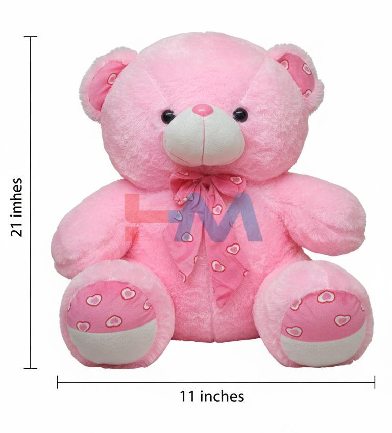 Cute Pink Stuffed Teddy Bear Toy