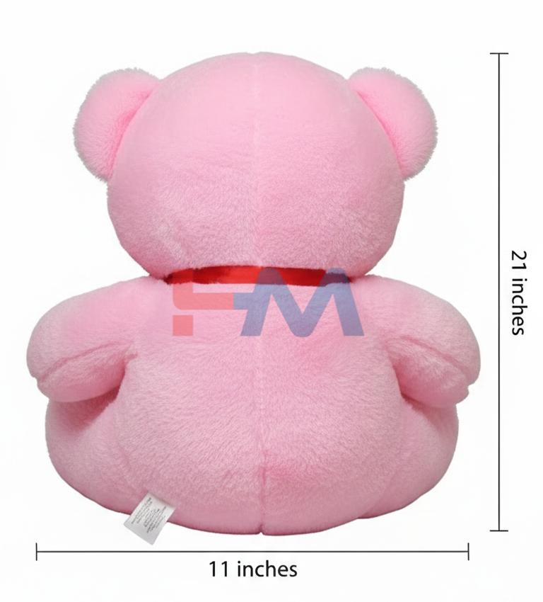 Cute Pink Stuffed Teddy Bear Toy