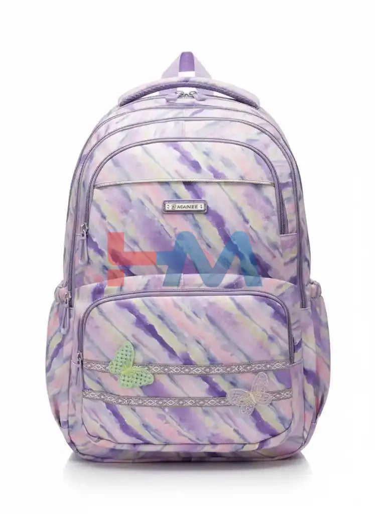 Cute Purple Trim School Bag(22 Inch)
