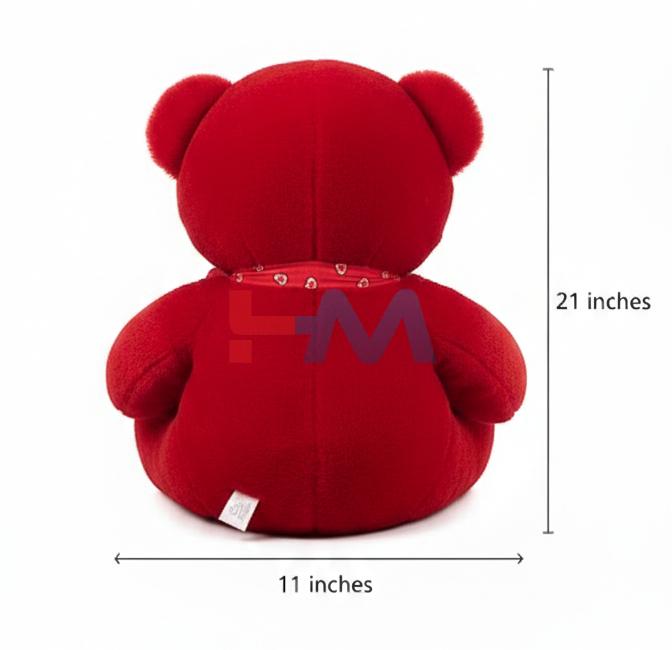 Cute Red Stuffed Teddy Bear Toy