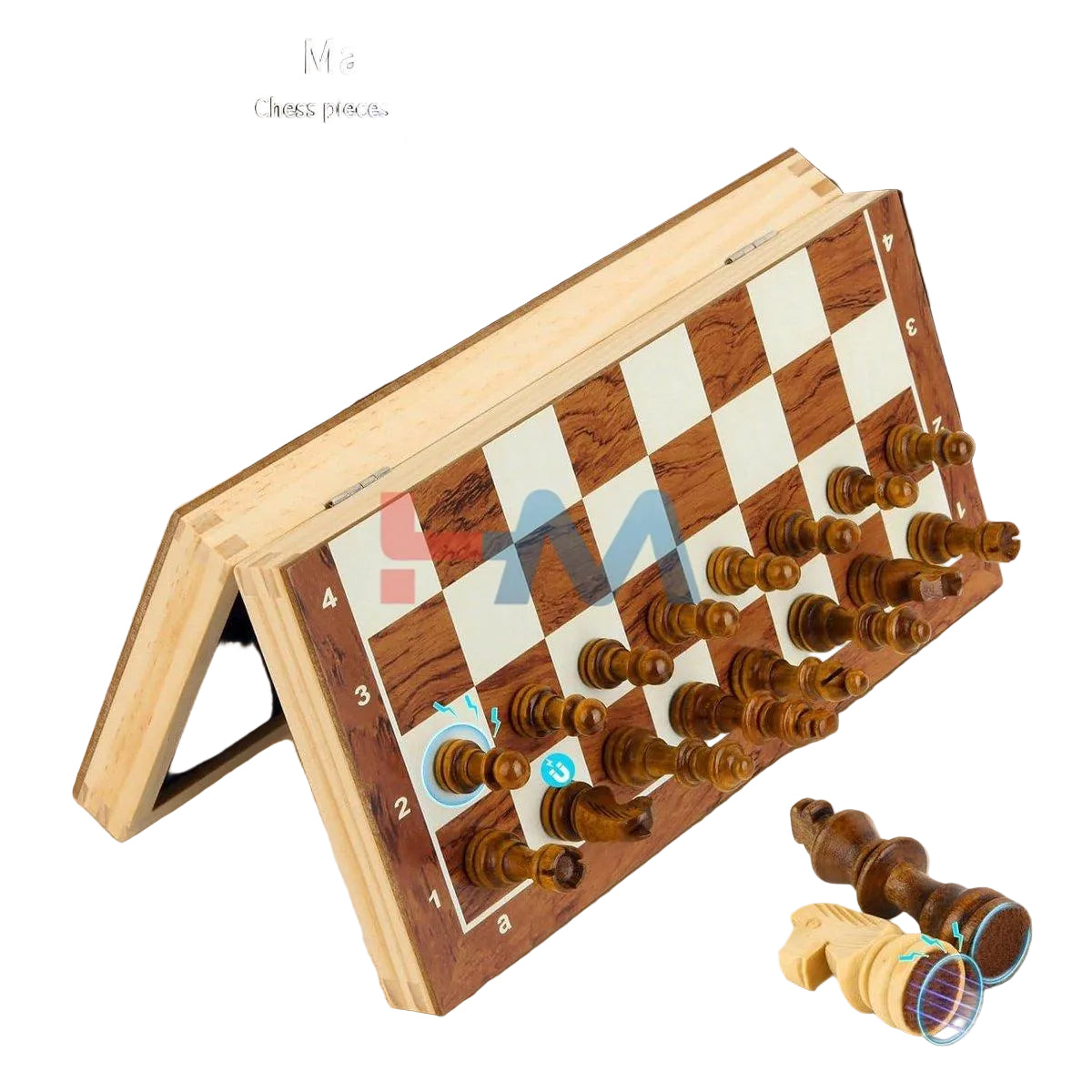 Chess Wooden Magnetic Wtih Folding