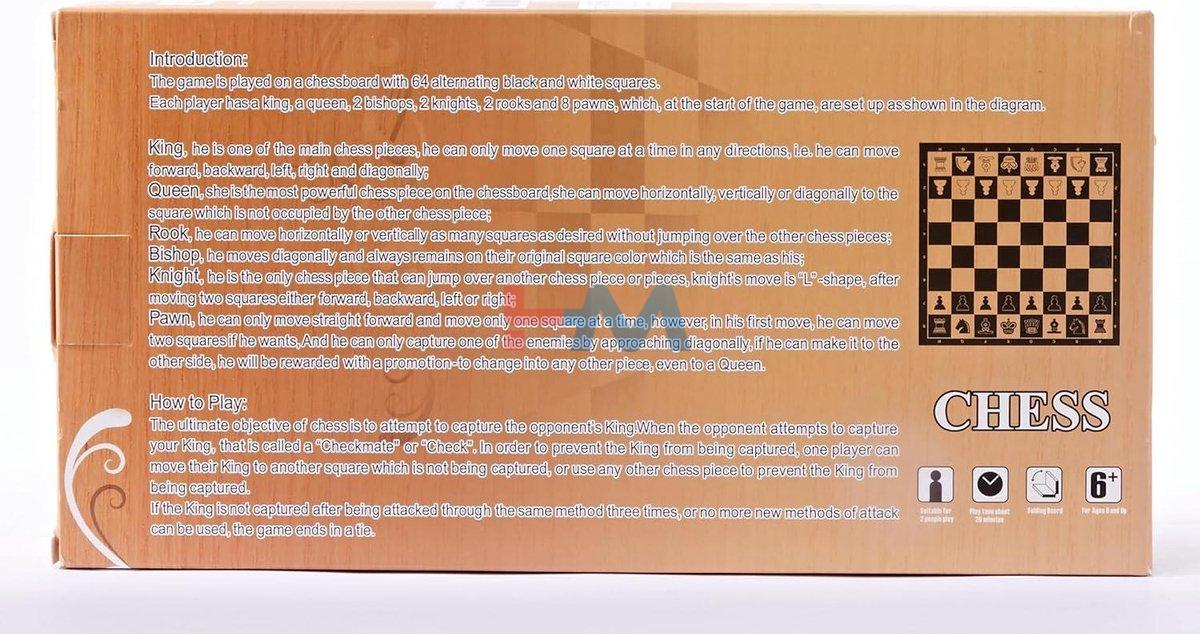 Chess Wooden Magnetic Wtih Folding