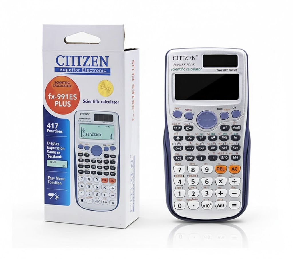 Citizen Scientific Calculator Fx-991ES Plus (417 Functions)