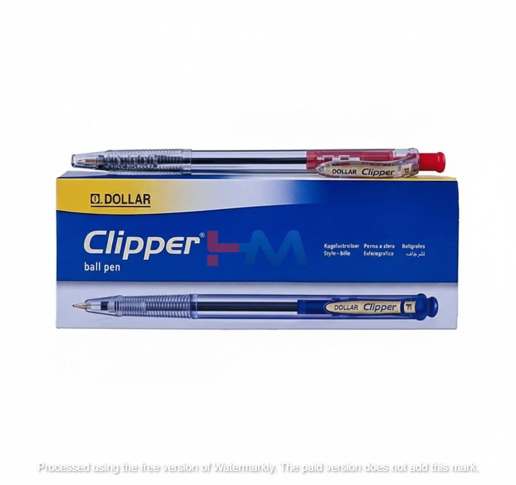 Dollar Clipper Ball Pen -10Pcs