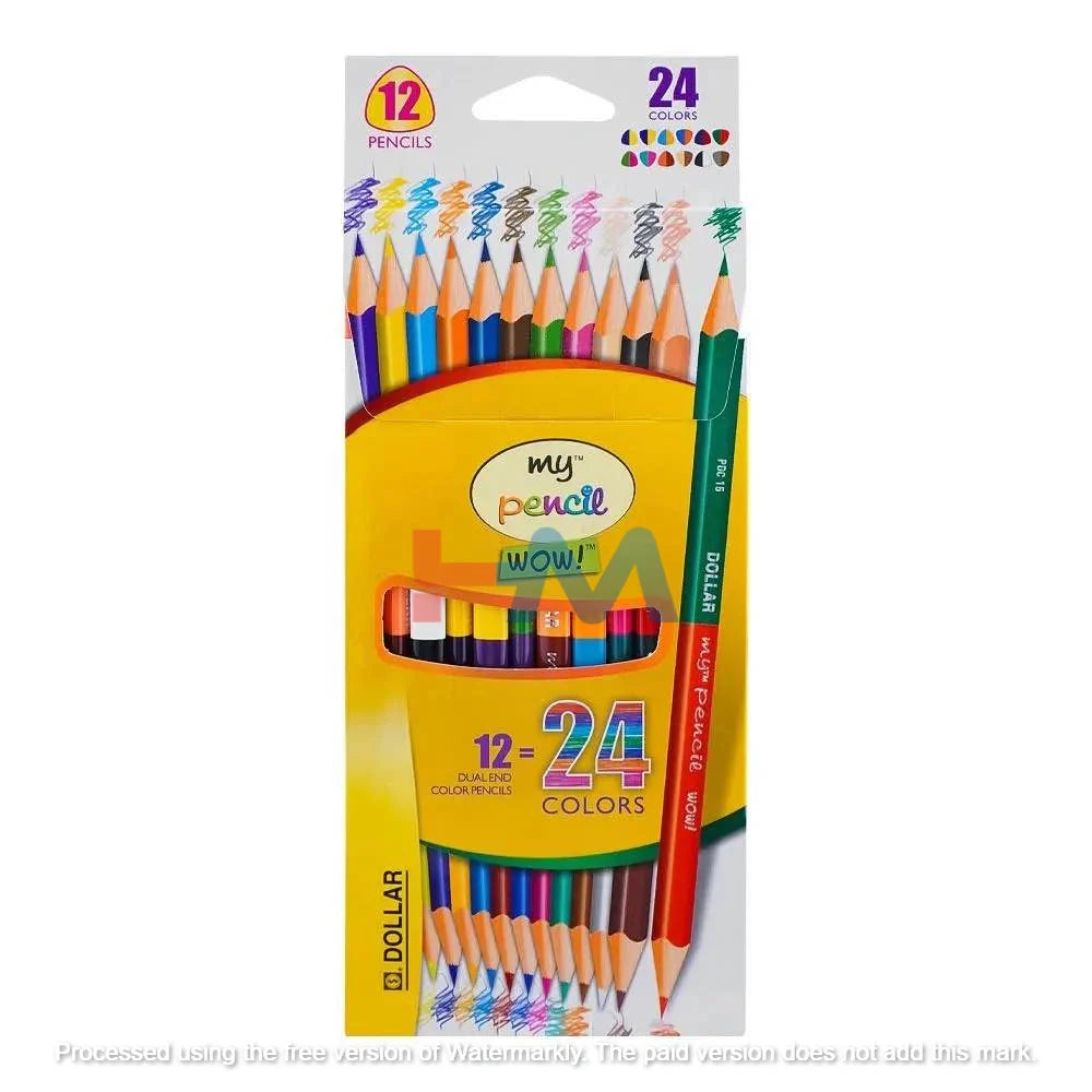 Dollar Color Pencil 12=24