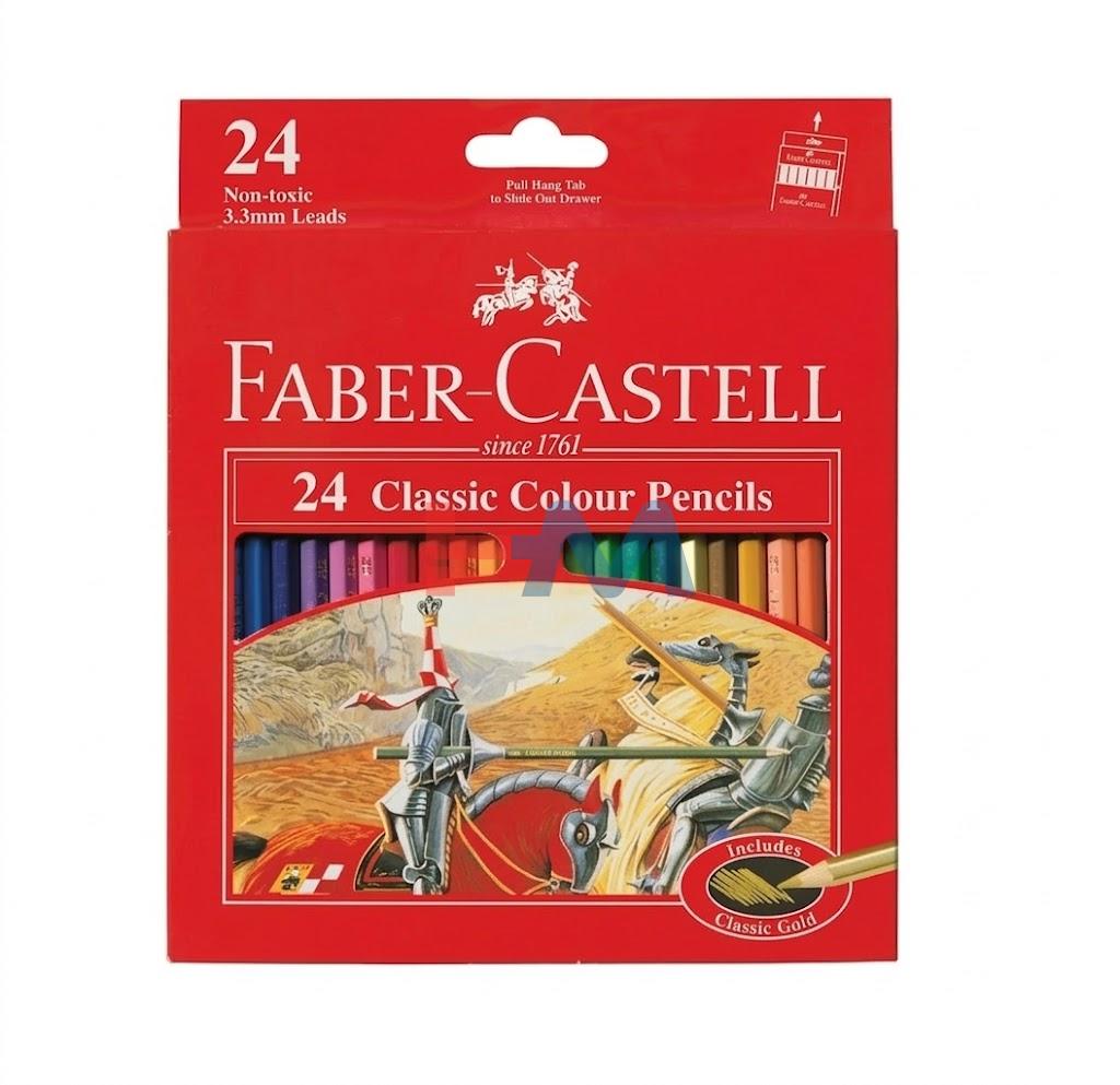 Faber Castle Color Pencil Full Size 24 Pc