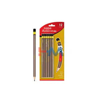 Goldfish Brown Pencil Pack Of 12Pc